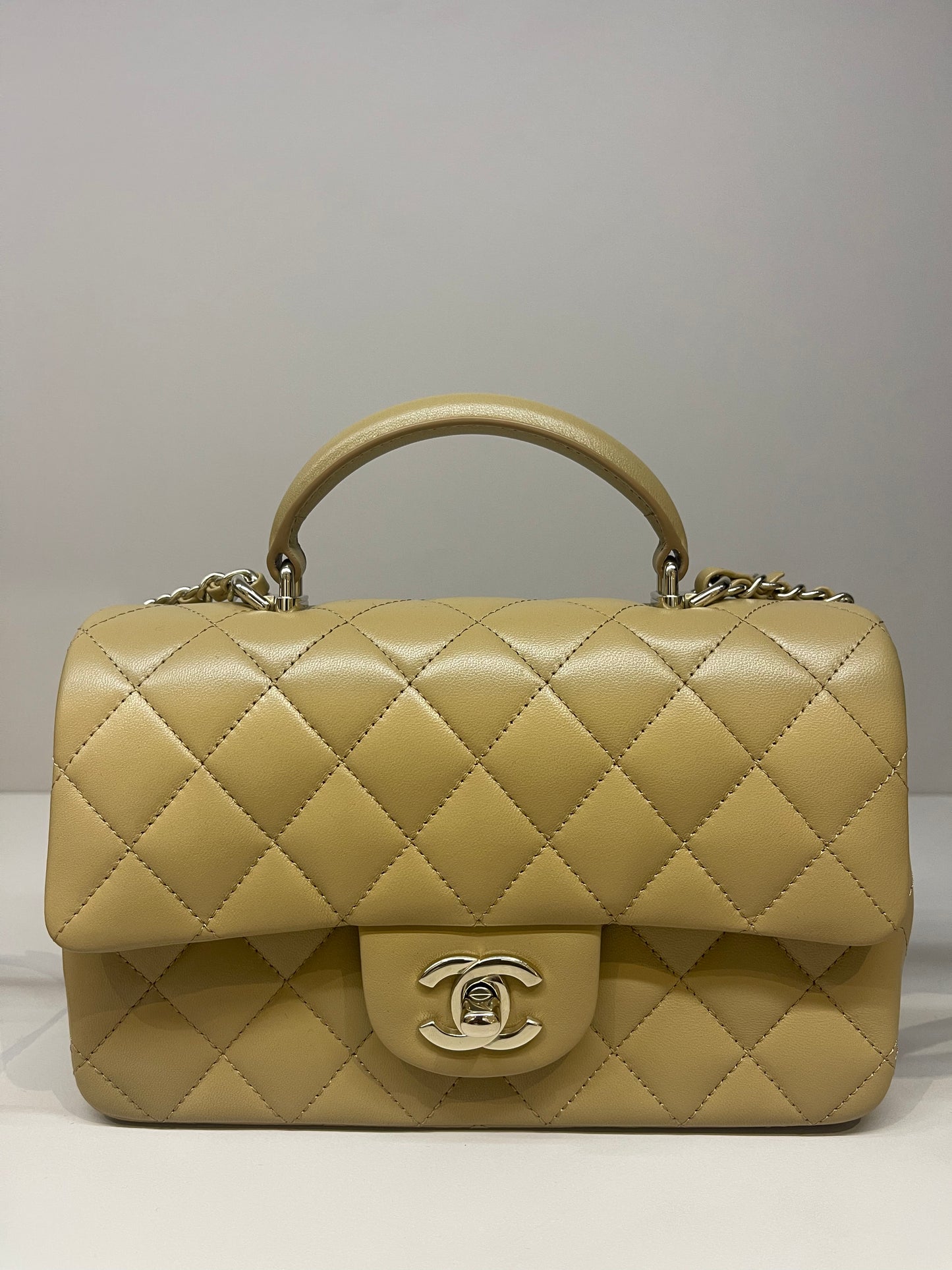 CHANEL MINI TOP HANDLE FLAP BAG