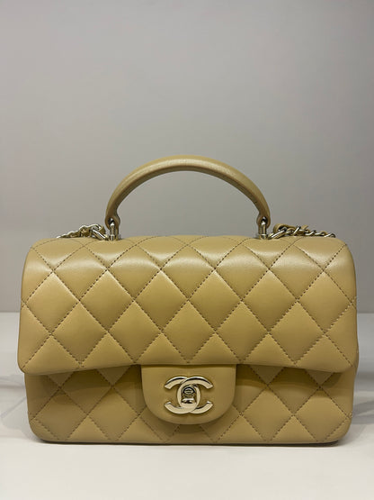 CHANEL MINI TOP HANDLE FLAP BAG