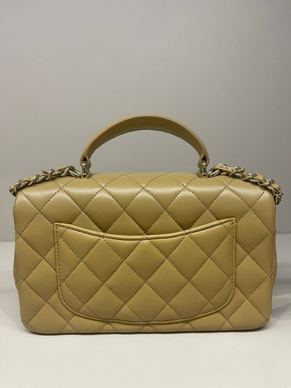 CHANEL MINI TOP HANDLE FLAP BAG